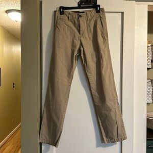 Khaki colored American Eagle Chinos—size 28